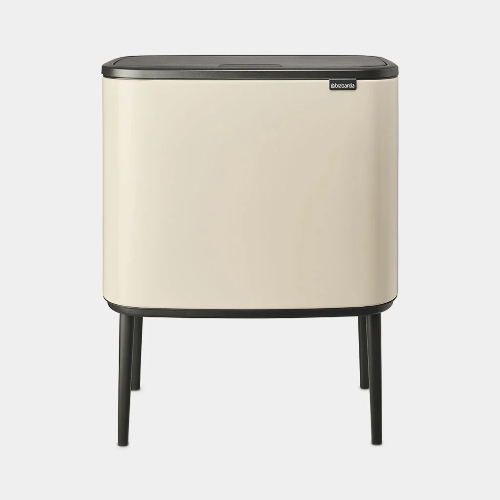 CUBO BASURA BRABANTIA BO TOUCH 11+23 BEIGE