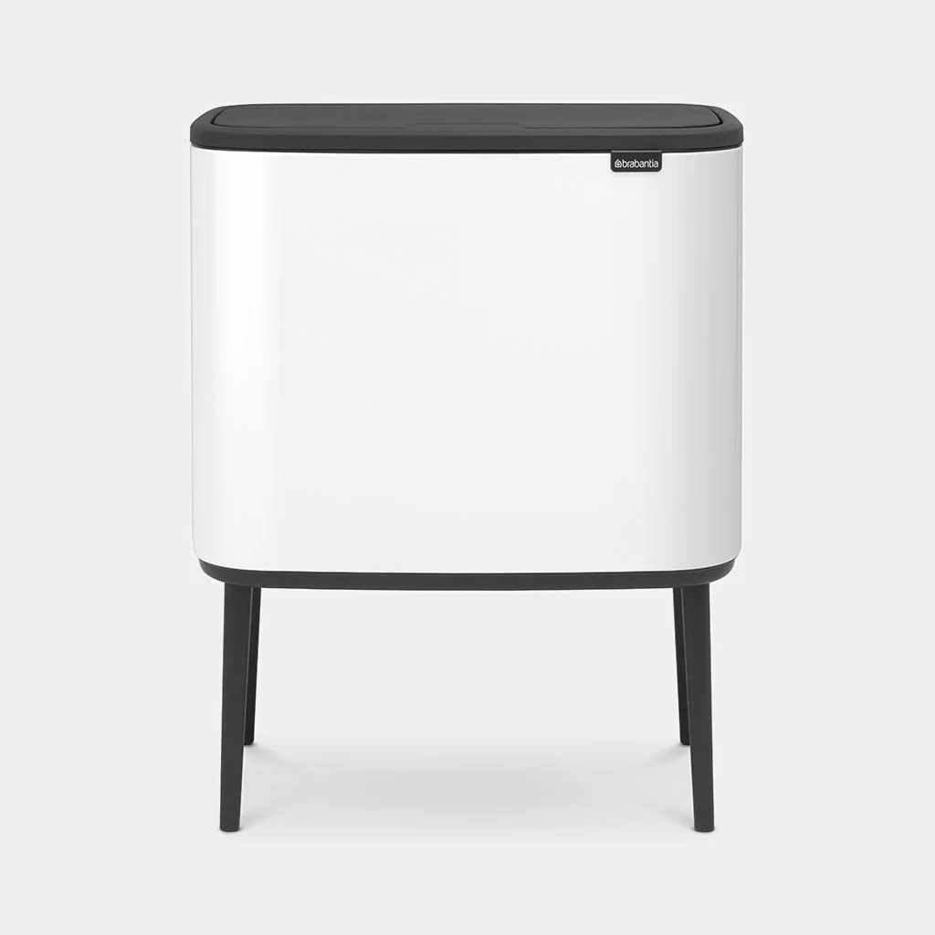CUBO BASURA BRABANTIA BO TOUCH 11+23 WHITE